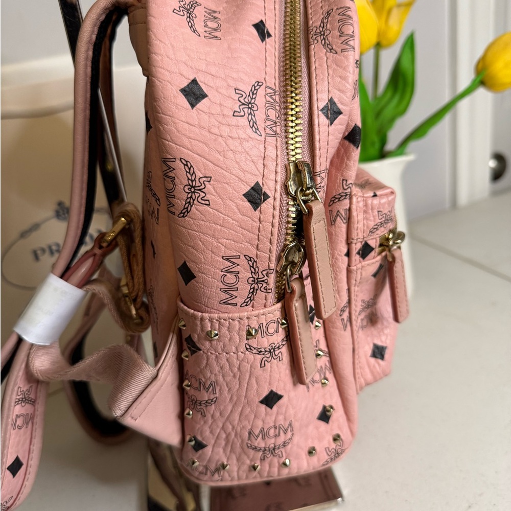 MCM Pink Mini Backpack - Picture 2 of 9
